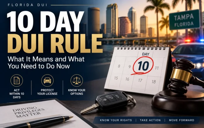 10 Day DUI Rule Tampa